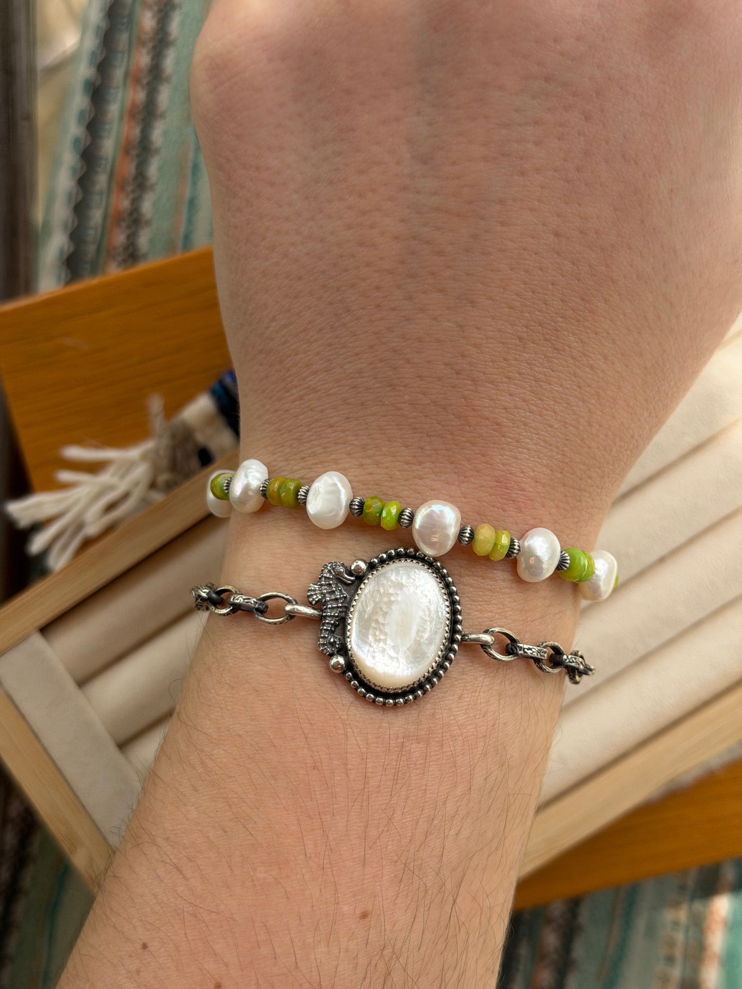 Green sea bracelet #2