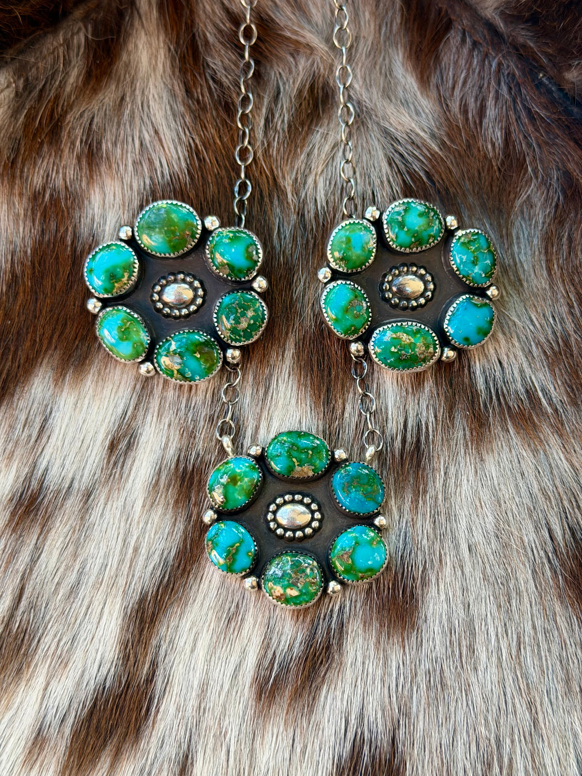 Iris Cluster Necklace