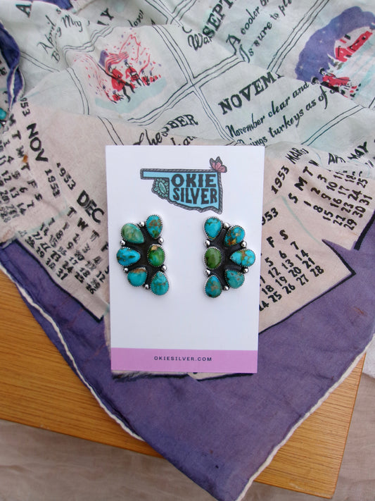 Mayabelle half cluster studs