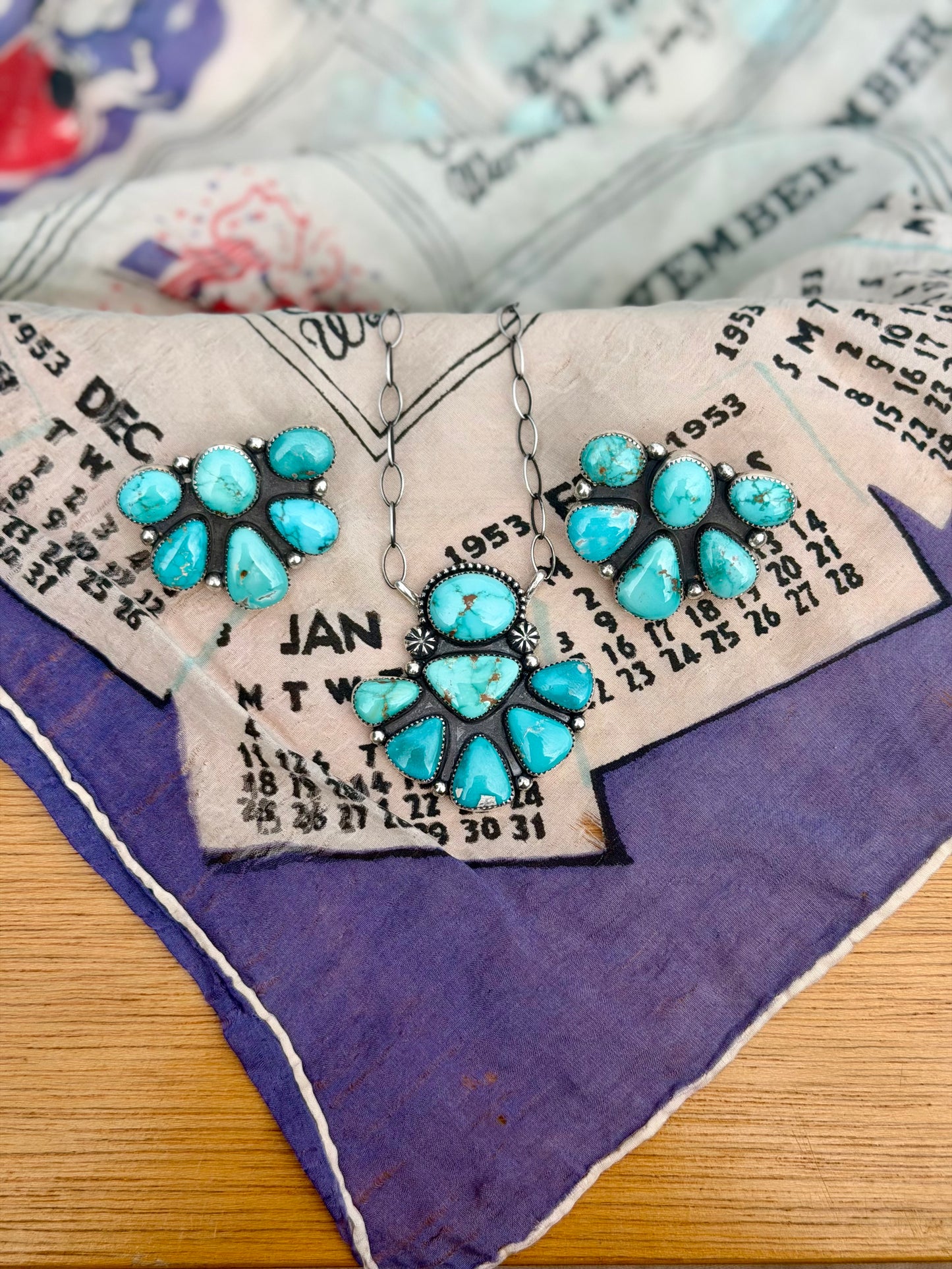 June cluster studs