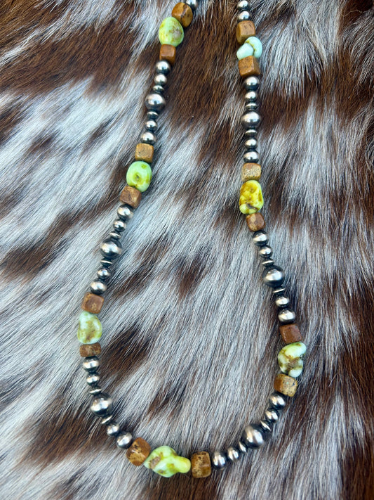 Palomino and Royston Pearl necklace