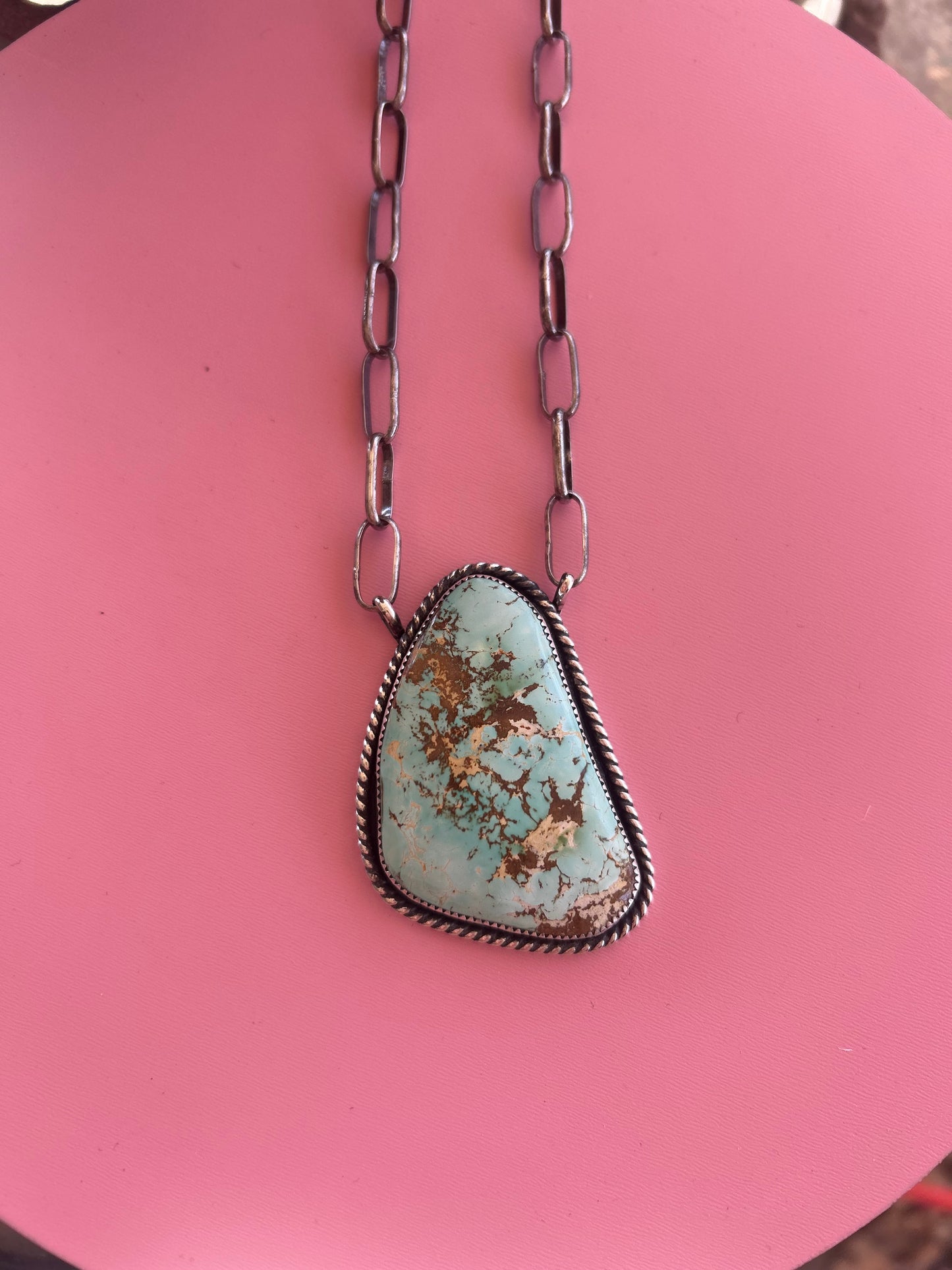 Turquoise lover necklace