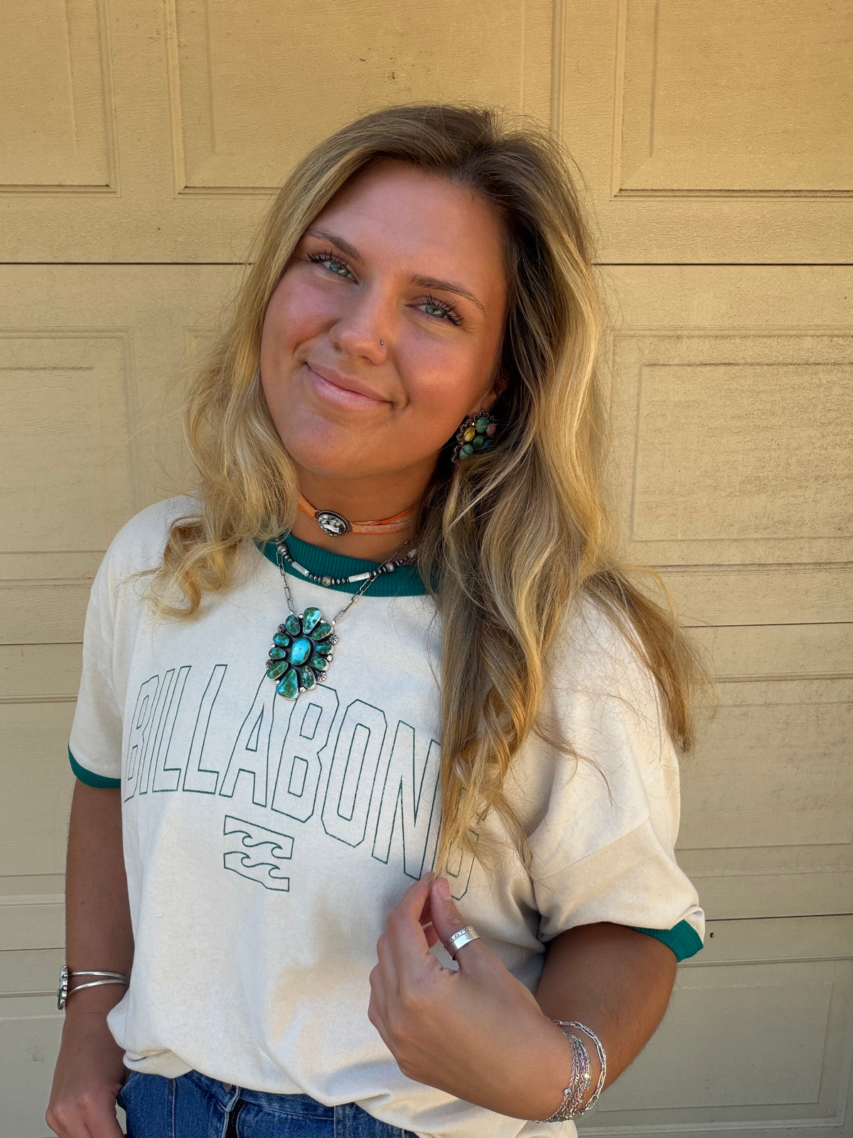 Claire cluster necklace