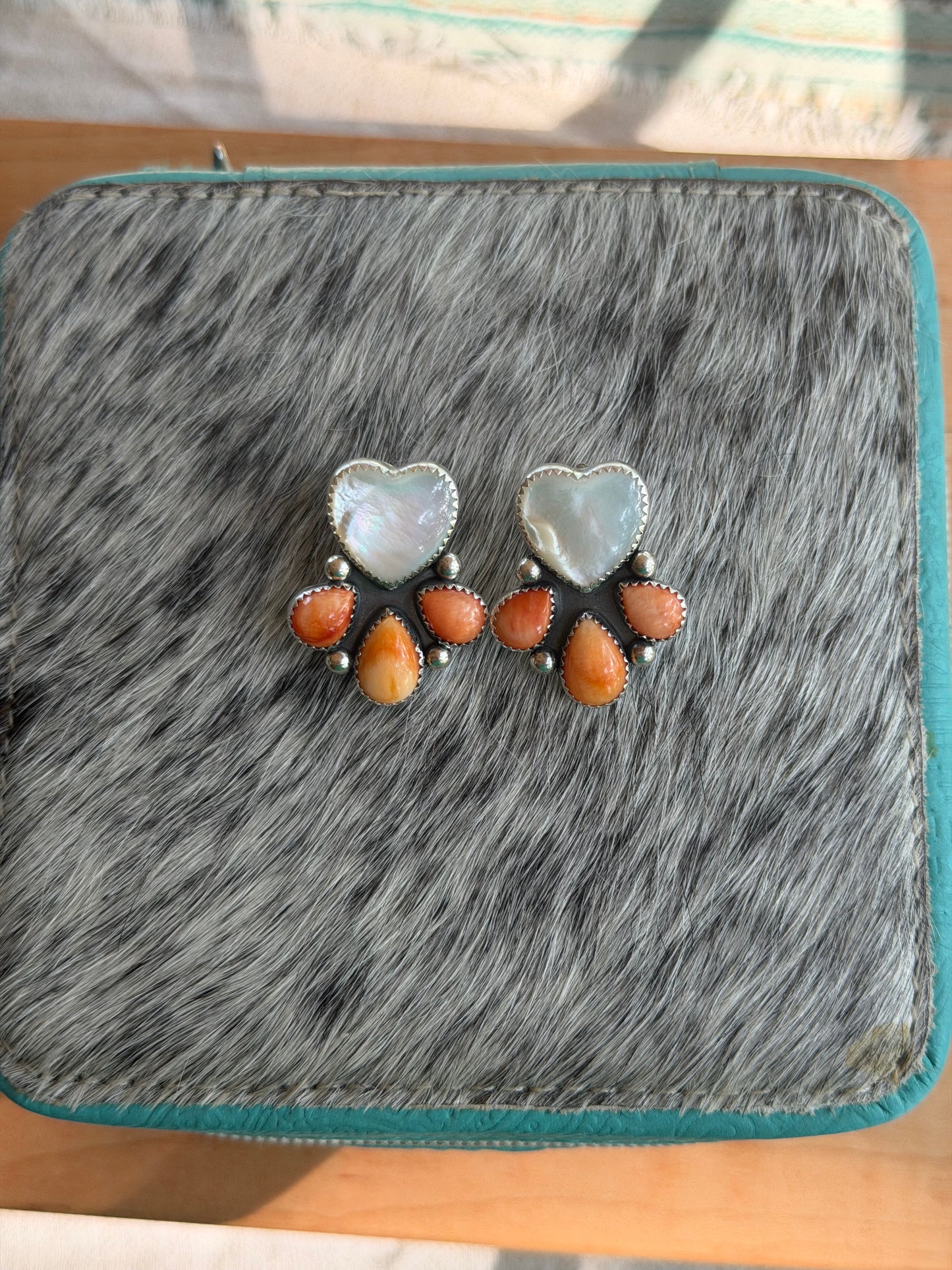Orange crush studs