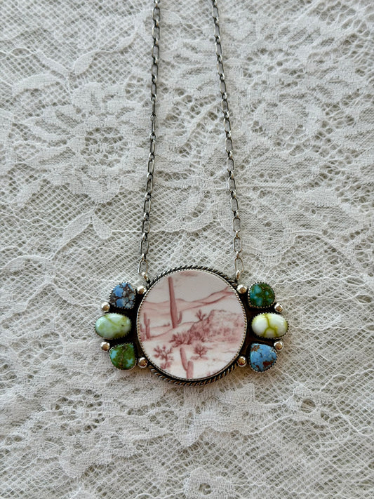 Cactus nights necklace