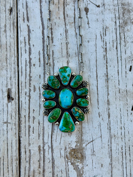 Claire cluster necklace