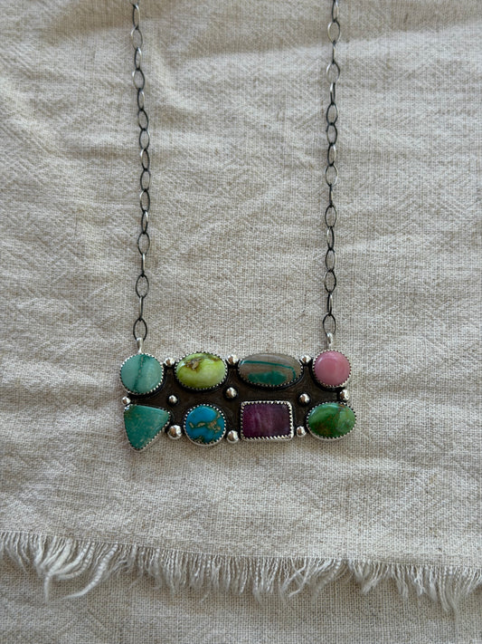 Field of color necklace