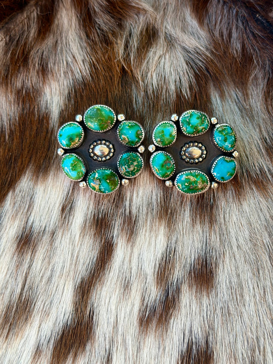 Iris Cluster Studs