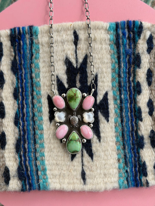 Marley cluster necklace