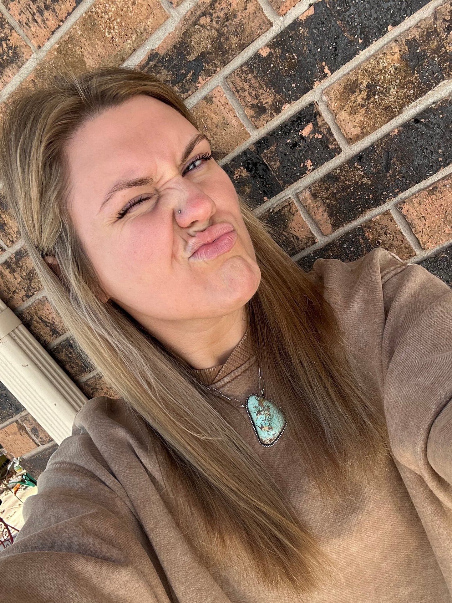 Turquoise lover necklace