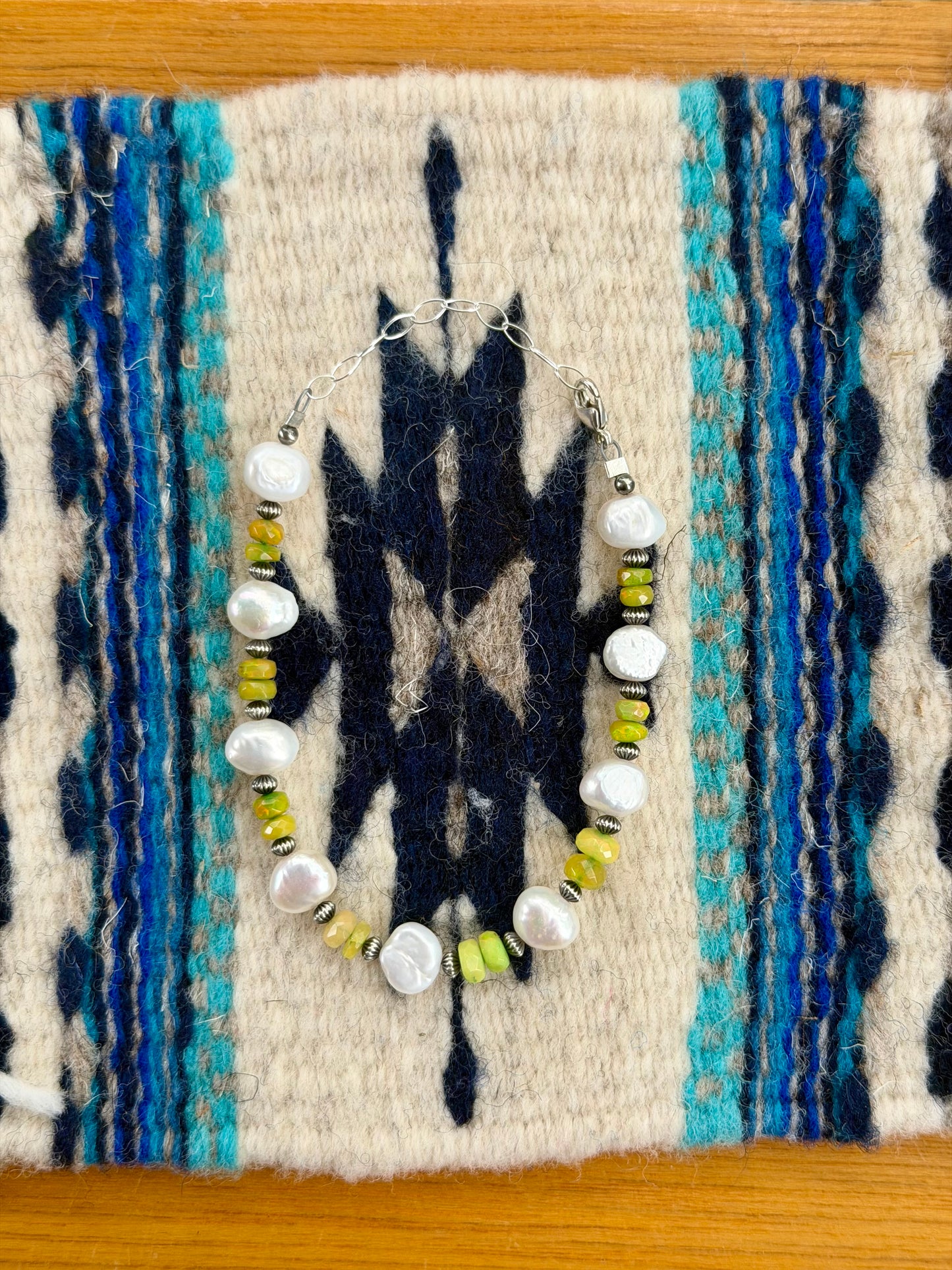 Green sea bracelet #1