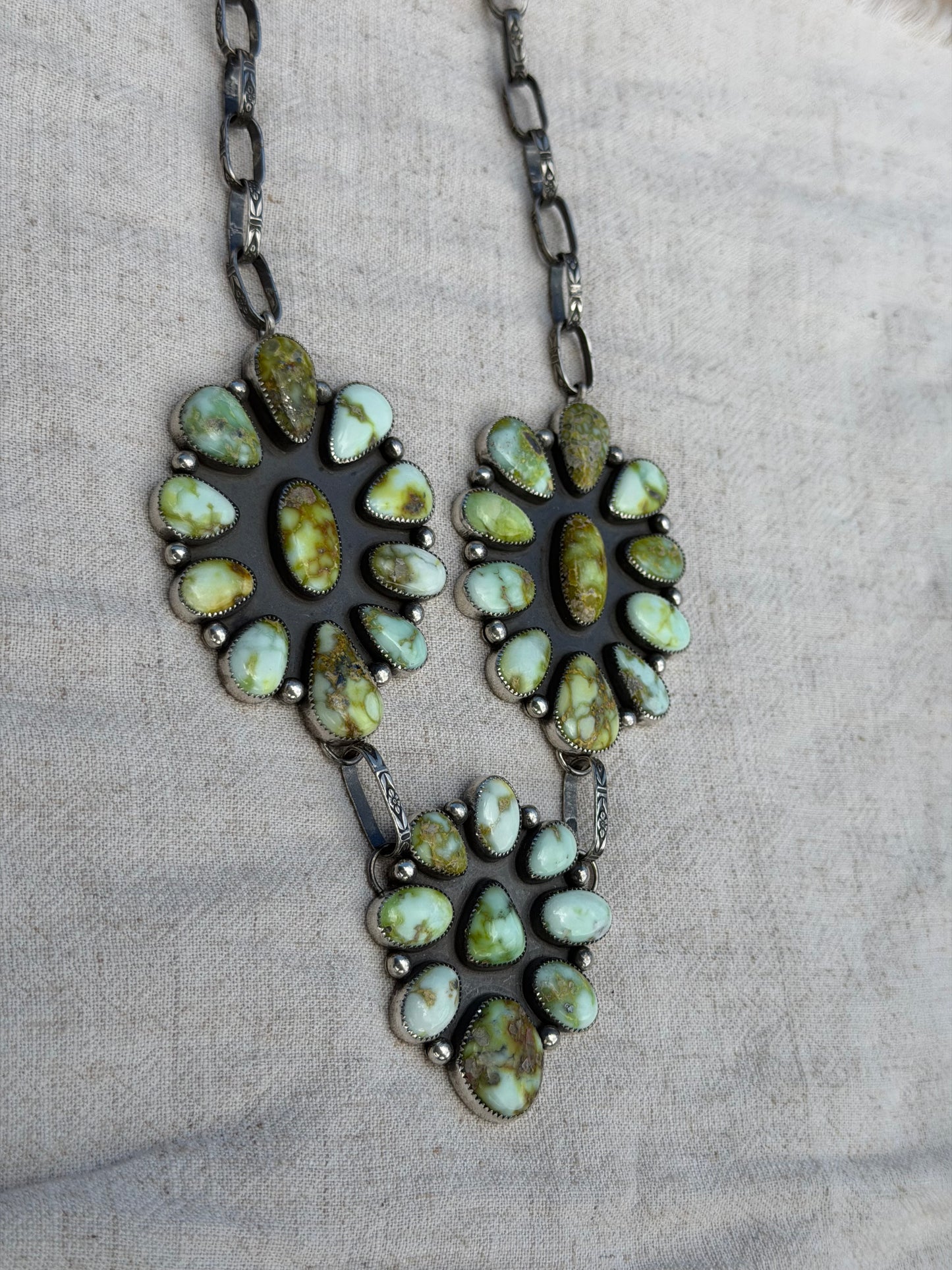 Palomino peak statement necklace