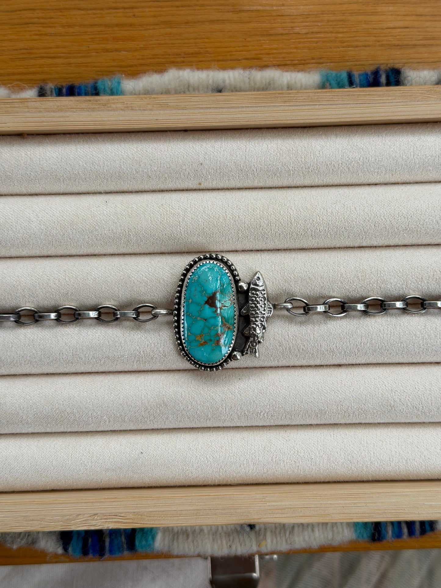 Salmon fish bracelet